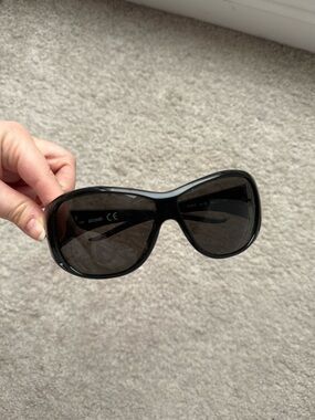 Y2K Just Cavalli Classic Oversized Black Sunglasses